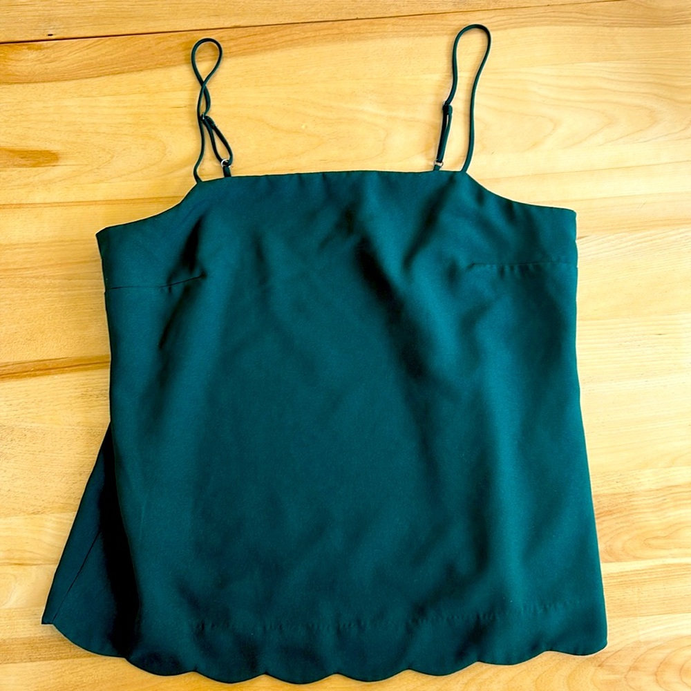 Jcrew Cami -cami with scallloped hem